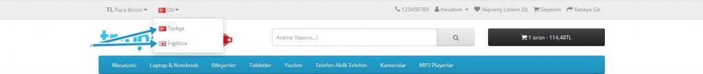 Opencart dil ekleme iÅŸlemi