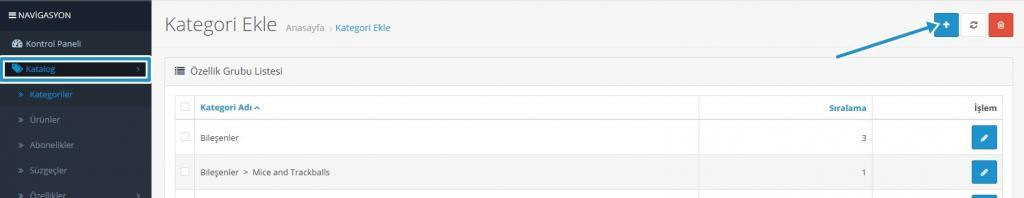 Opencart Kategori Oluşturma Veri Ekleme