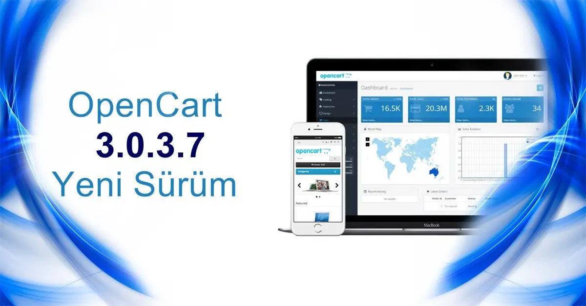 OpenCart 3.0.3.7 Yeni Sürüm