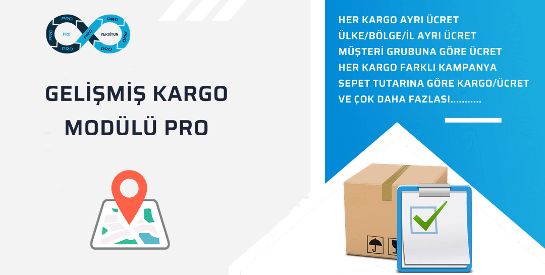 Opencart Gelişmiş Kargo Modülü Pro