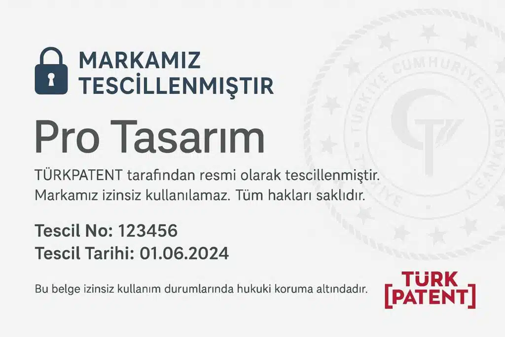 Pro Tasarım Marka Tescili